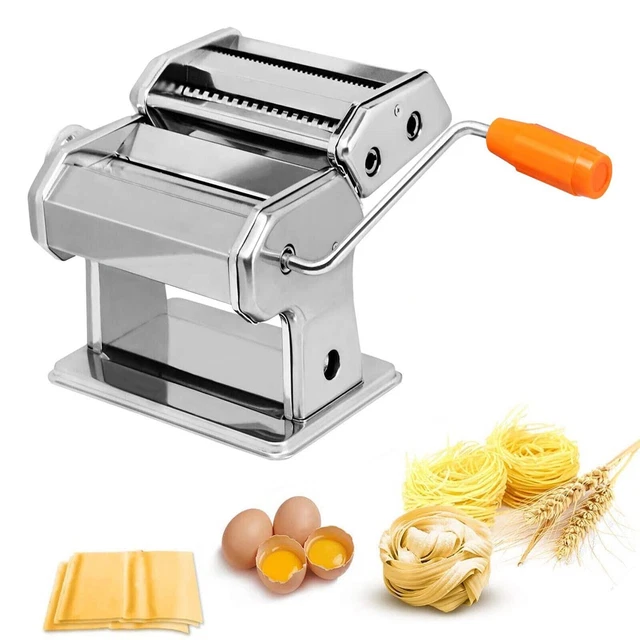Nudelmaschine Lasagne Spaghetti Tagliatelle Pastamaschine Pastamaker Edelstahl