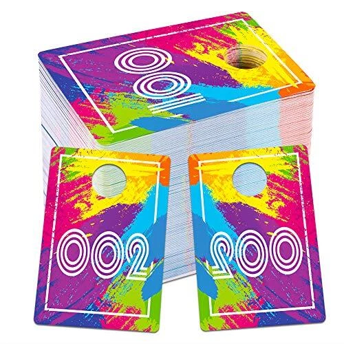 Live Number Tags 1-100 for Live Sales,1.7"x 2.5" Reusable Normal and Reverse
