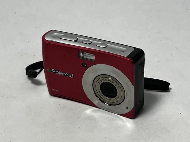 14mp polaroid camera i1437 Digital 3x zoom Red
