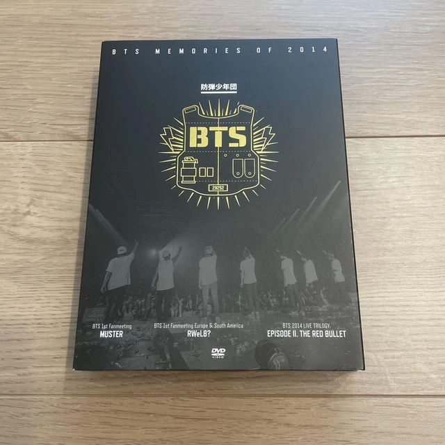 BTS MEMORIES OF 2014 DVD Korean Concert Footage Japanese