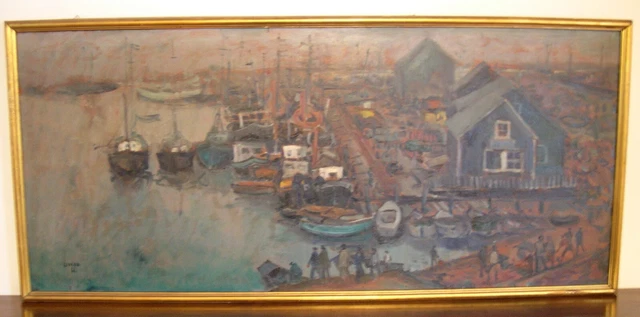 Quadro olio marina - Bepi Liusso