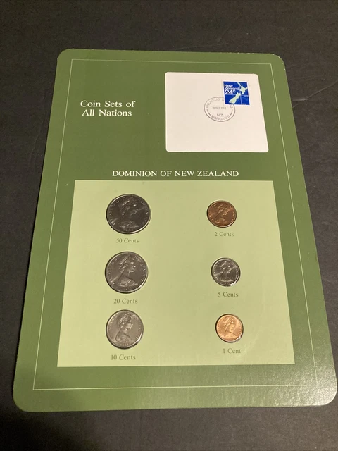 Coin Sets of All Nations Dominion Of New Zealand UNC 6 Coins