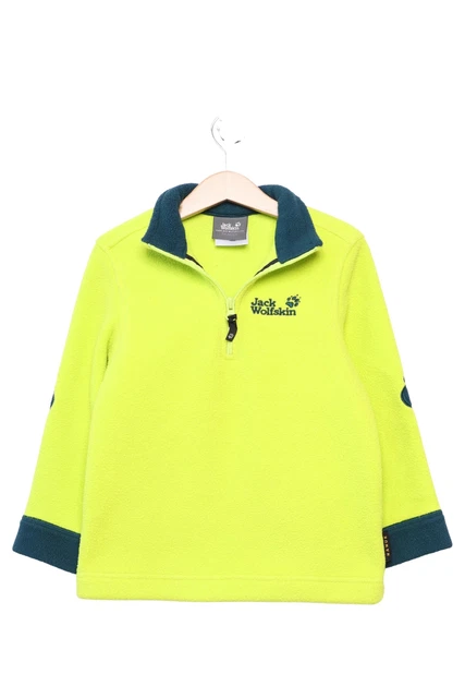 Pullover JACK WOLFSKIN tinta unita taglia 116 giallo