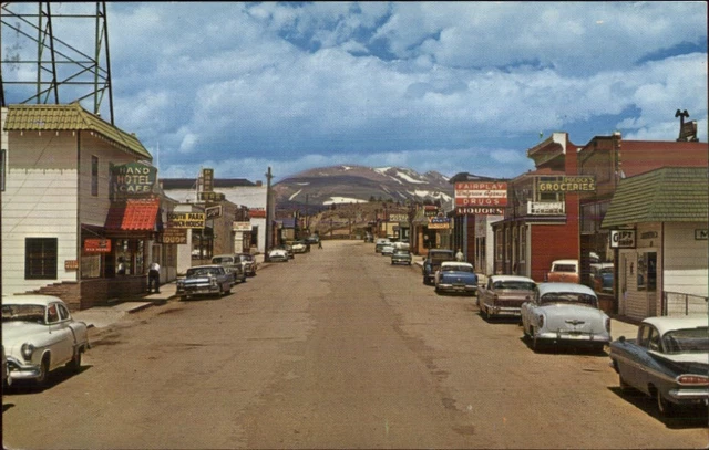 Fairplay CO Front St. Cars Stores Postcard