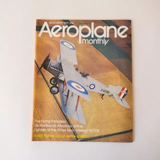 AEROPLANE MONTHLY Magazine November 1975 - Aviation Back Issues