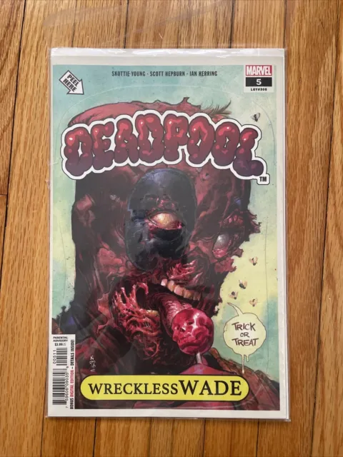 Deadpool 5 Vf-Nm Garbage Pail Kids Homage