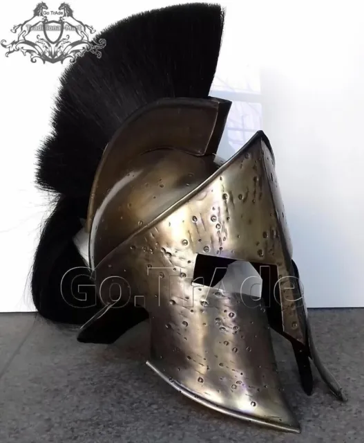 Armadura Medieval Guerrero Disfraz 300 Rey Leónidas Casco Espartano Réplica