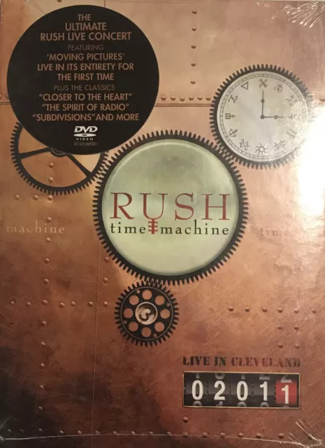 Rush: Time Machine - Live in Cleveland DVD 2011 Eagle Vision – EREDV896 [Sealed]