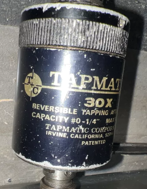 Machinist Tools: Tapmatic 30X Tapping Head with 1/2" Arbor. Used Surplus 2