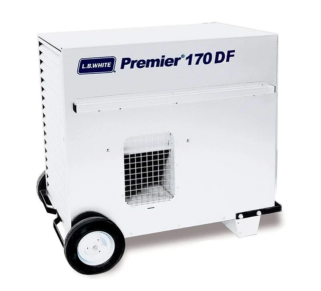 LB White Premier 170 Tent Heater Outdoor Event Dual Fuel NG & LP Gas 170000 BTU