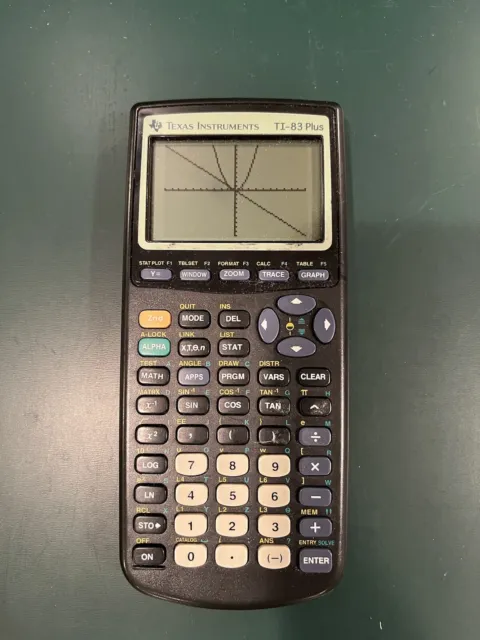 Texas Instruments TI-83 Plus Graphing Calculator - Tested/Working, No Cover