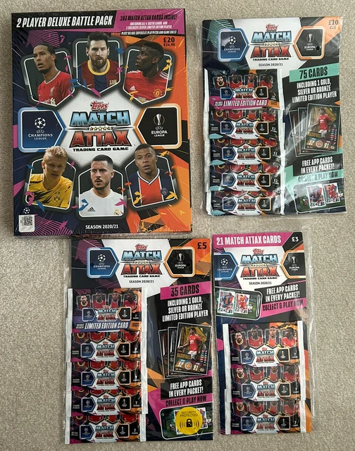 Pacchetto Battle Pack Topps Match Attax 2020/21 Delux
