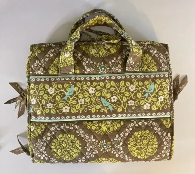 VERA BRADLEY Hanging Multicompartment Toiletry Jewelry Travel Organizer VG Cond.