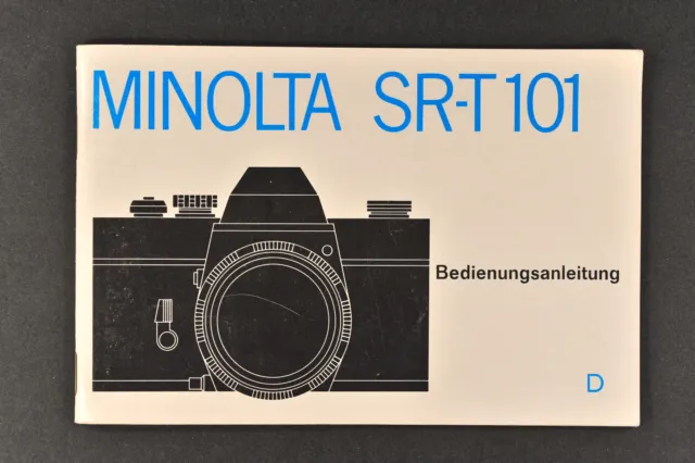 Minolta SR-T 101 manuale d'uso