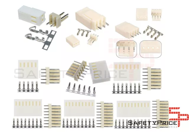 5x conector KF2510 2.54mm hembra macho 2P-3P-4P-5P-6P-7P-8P-9P-10P circuitos