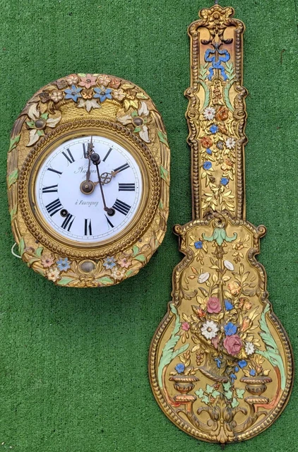 D H Chiparus - Sculpture en régule avec Horloge