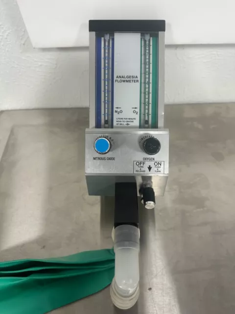 Belmed Analgesia 5000-C Dental Nitrous & Oxygen Flowmeter /Breathing Bag