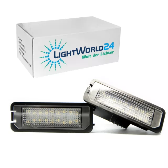 2X LED Kennzeichenleuchte Kennzeichenbeleuchtung VW Golf 4 5 Passat Lupo Polo 9N