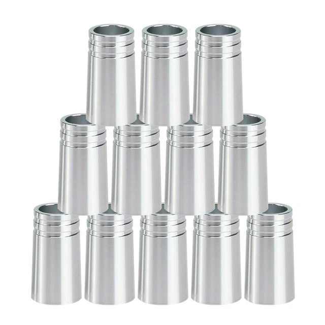 12 StüCk / Paket Ferrules .370 Aluminium für Wellen Club ZubehöR U3E3