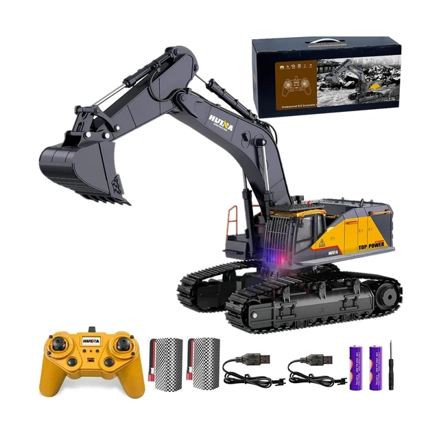 REMOTE CONTROL EXCAVATOR Toy 1/14 Scale RC Excavator, 22 Channel