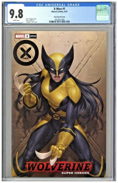 X-Men #1 CGC 9.8 Junggeun Yoon Variant Cover Edition Comic Mint COA LTD 800