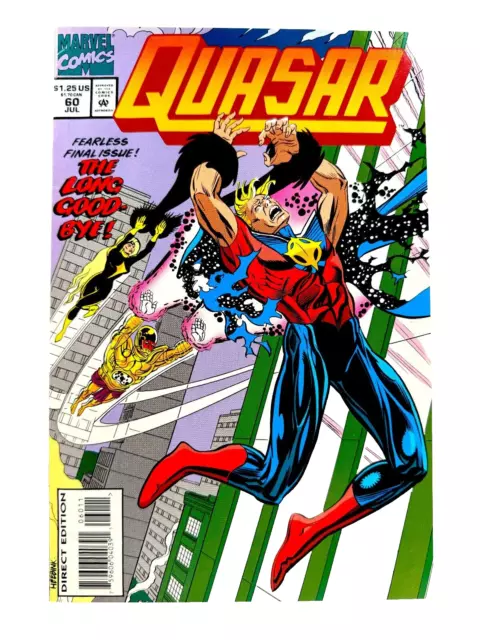 Marvel QUSAR (1994) #60 LAST ISSUE LOW PRINT RUN VF (8.0) Ships FREE