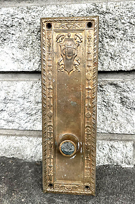 Cass Gilbert Union Tower 4th & Vine Cincinnati Oh Bronze Door Knob Back Plate