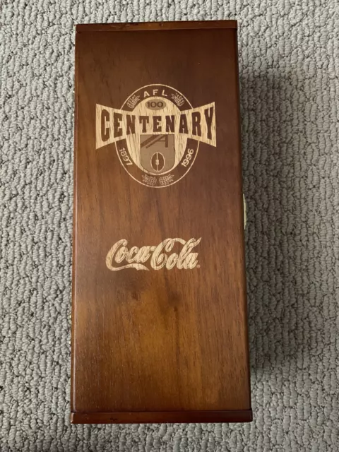 1996 Afl Coca Cola Centenary Bottle 708/1000 Limited Edition Collectable