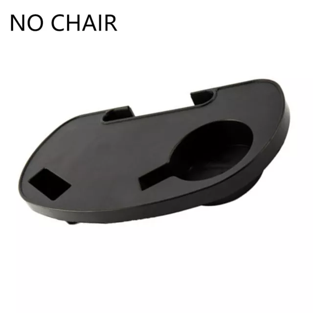 Portable Chair Tray with Drink Holder Clip on Side Table for Relaxation