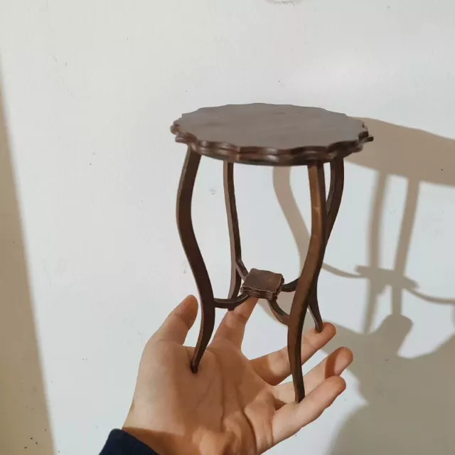 Modellino tavolino da caffè in scala 1/6 casa miniature incompiuto mobili