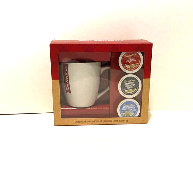 Tim Horton's White Ceramic Mug - Unopened - In Sealed Box