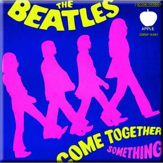 Magnete da frigorifero The Beatles Come Together nuovo ufficiale 76 mm x 76 mm