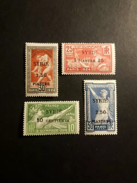 Briefmarke Frankreich Kolonie N° 122/125 Neu MH 1924 Wert