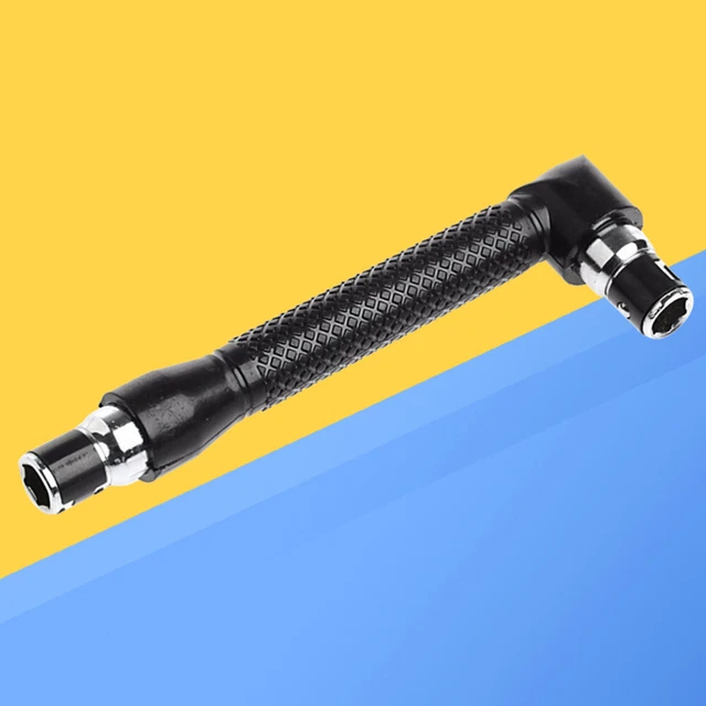 Cacciavite a doppia testa a forma di L maniglia estensione chiave 1/4"" esagono 90 D