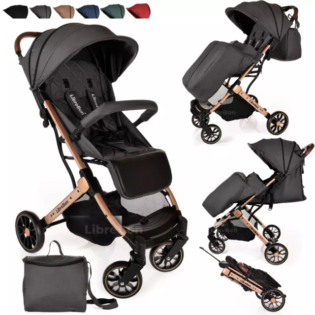 Baby Stroller Pram Lightweight Foldable Travel Buggy UK Easy To Carry