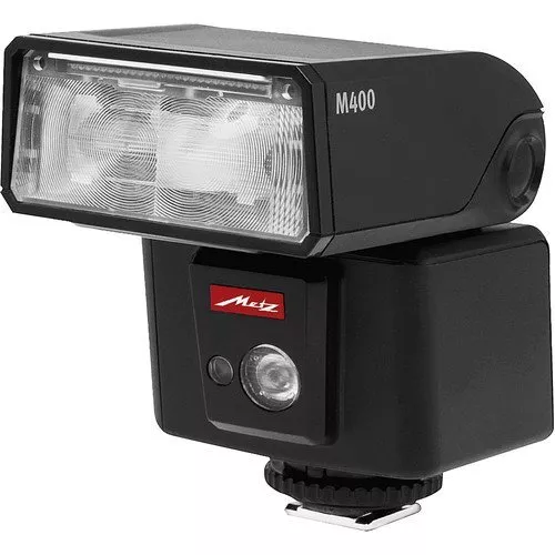 Metz M400 Series Mecablitz Compact Flash for Canon, Black (MZ M400C) UNTESTED