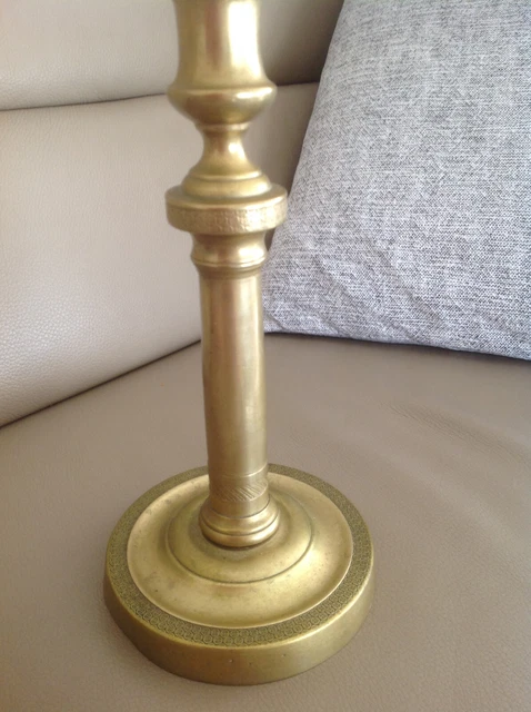 Bougeoir Ancien En Bronze Du XIXe Siècle - Style Napoléon III - France - Décoratif