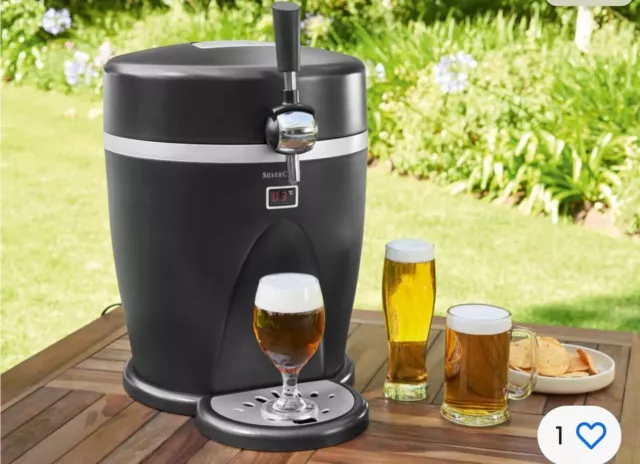 SILVERCREST® Bierzapfanlage, für 5-Liter-Druckfässer - B-Ware neuwertig