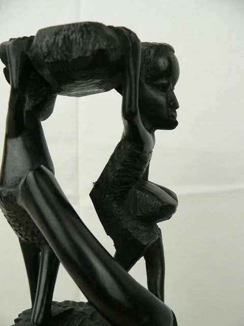 MAKONDE LEBENSBAUM TANSANIA Afrika Ebenholz massiv Holz Handarbeit