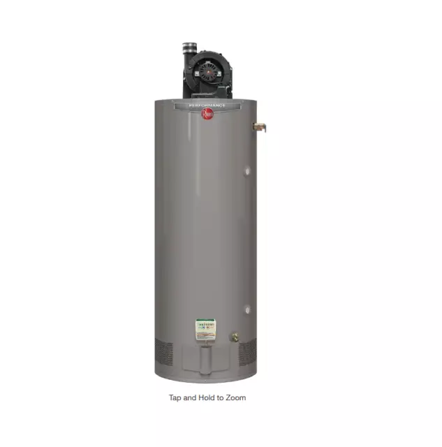 Rheem 75 Gallon, 75,000 BTU Gas Water Heater XG75T06PV76UO- with power   vent