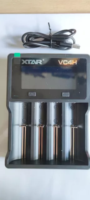 XTAR VC4H 4bays Universal 18650 Battery Charger with LCD Display 2022 NI-MH NI-C