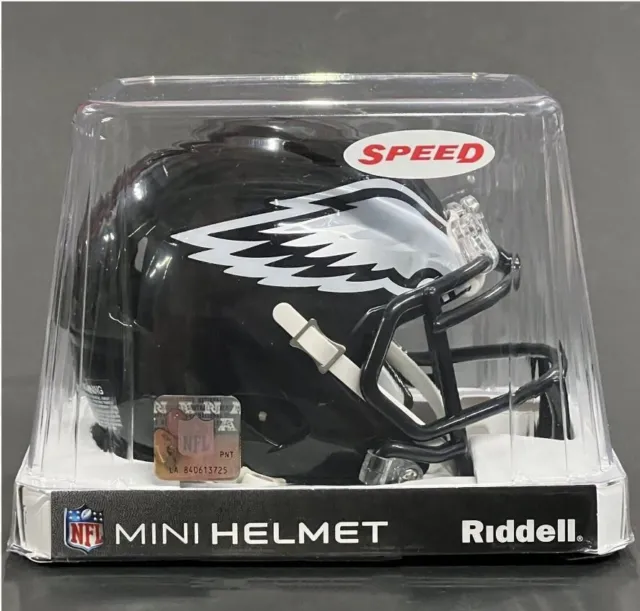 Philadelphia Eagles 2022 Black Alternate Riddell NFL Speed Mini Helmet