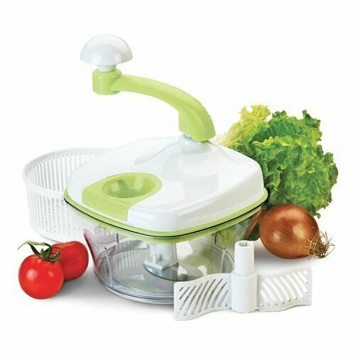 Tritaprezzemolo Con Coperchio Easy Di Ghidini - In Acciaio Inox Con Manovella - Foto 5