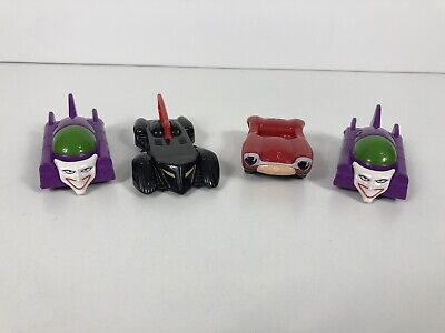 DC Comics McDonalds Vehicles 2011 Joker Batmobil Plastic Man (Lot Of 4)