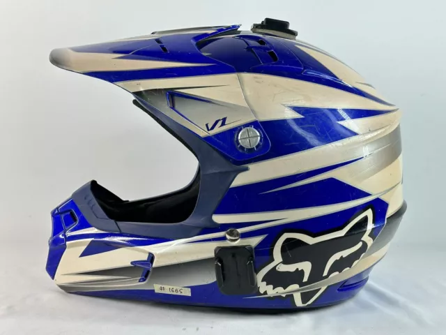 #1665 Fox Racing Adult V1 Pilot Helmet SIZE Medium 57-58 CM Motocross