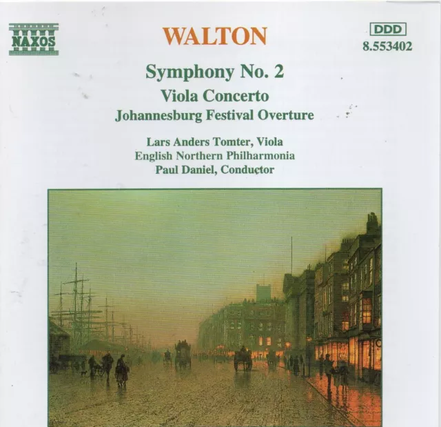 Walton SYMPHONY No 2, VIOLA CONCERTO etc cd
