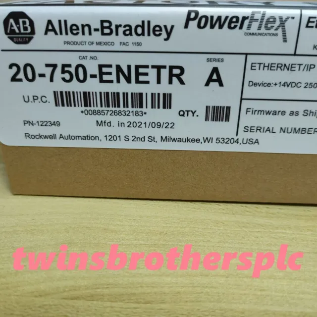New Factory Sealed AB 20-750-ENETR SER A PowerFlex 750 2-P ENet/IP Module