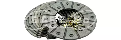 Brake Disc Lining Kit for Fordson Super Major Tractors. Suits 2x wheels.
