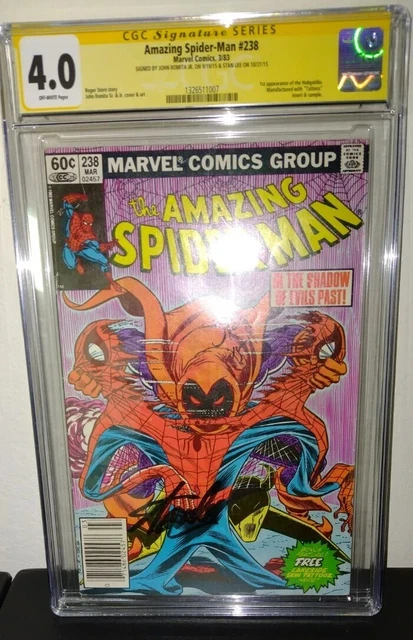 Amazing Spider-Man #238 CGC 4.0 Stan Lee & John R jr. Signed 1st Hobgoblin 1983