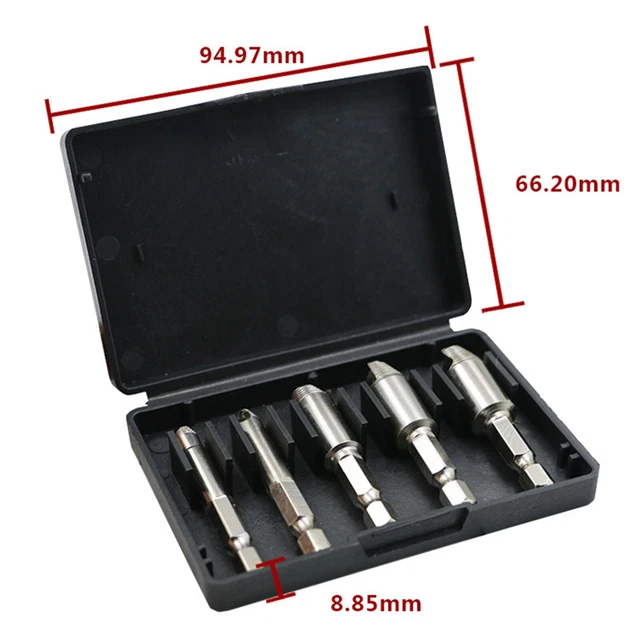 Set Estrattori Viti KEWAYO - 10 Pezzi Per Viti Danneggiate, Con Punte A Sinistra E Scatola Portatile - Foto 8